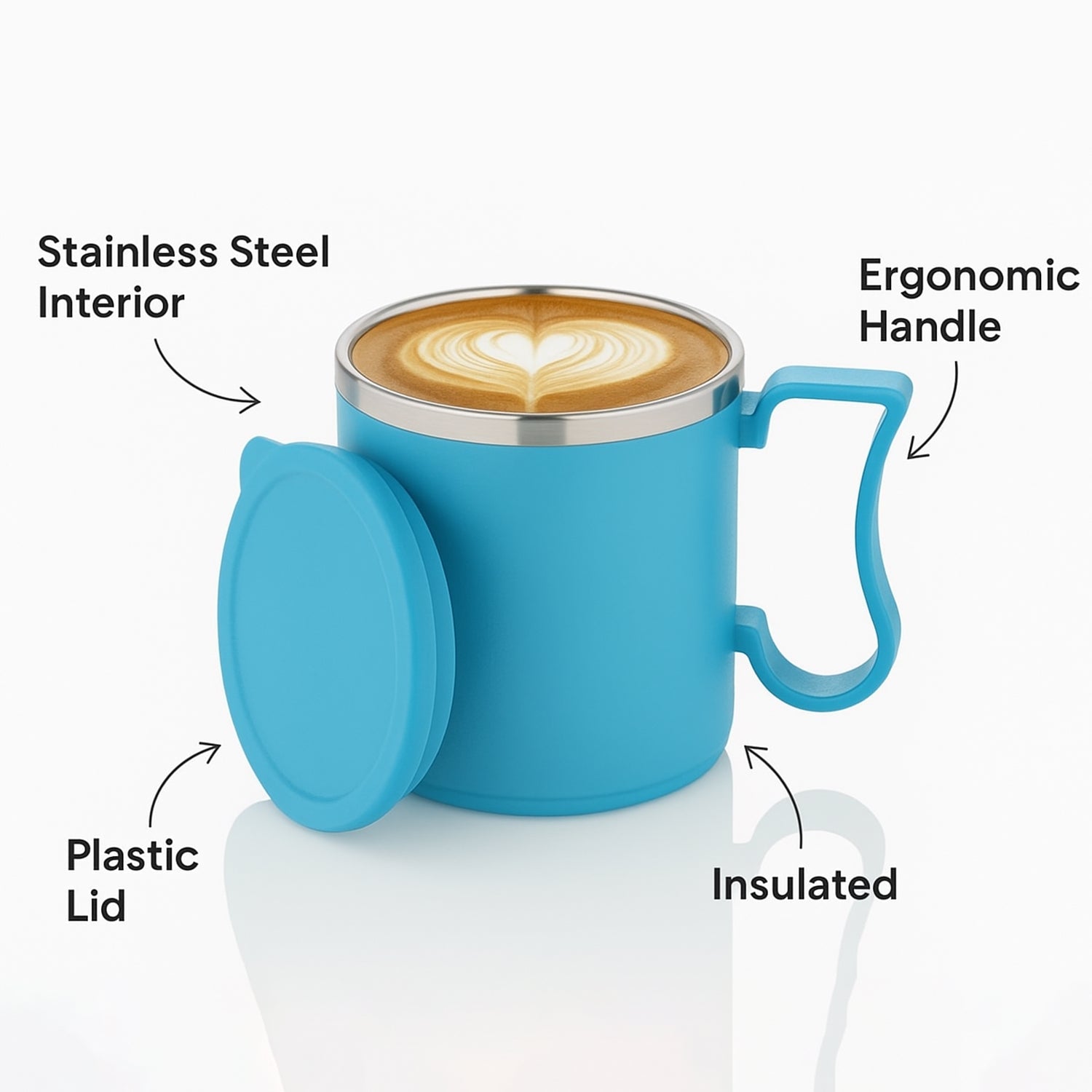 300ml Stainless Steel Mug: Insulated, Leakproof Lid, Hot/Cold Drinks (Mix Color) 300ml Stainless Steel Mug: Insulated, Leakproof Lid, Hot/Cold Drinks (Mix Color)